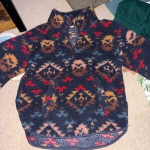 Old Navy Women’s Zip-Up Sweater - Multicolor Pattern